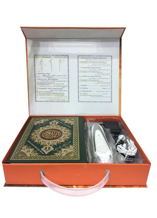 Crony M9 4GB Quran Rechargeable USB Quran Reading Pen Islamic Muslim Prayer MP3 Digital Speaker Gift Set