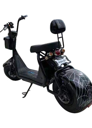 CRONY Big Harley BTSpeaker tyre Double Seat 2-wheel Electric motorcycle-Spiderman | RED spider