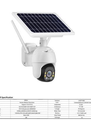 Crony YN90 Plus Low power 4G solar camera 1080p Outdoor camera Wireless Surveillance-2