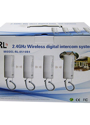 Crony RL-0510B4 Wireless  Intercom System 2.4GHz Dual-Way Digital Doorbell