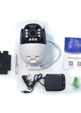 CRONY 4G ball machines 5X Camera 3G/4G SIM Pan/Tilt 5X Zoom 100ft Night Vision Automatic Tracking 2-Way Audio IP65 Waterproof SD Card Recording