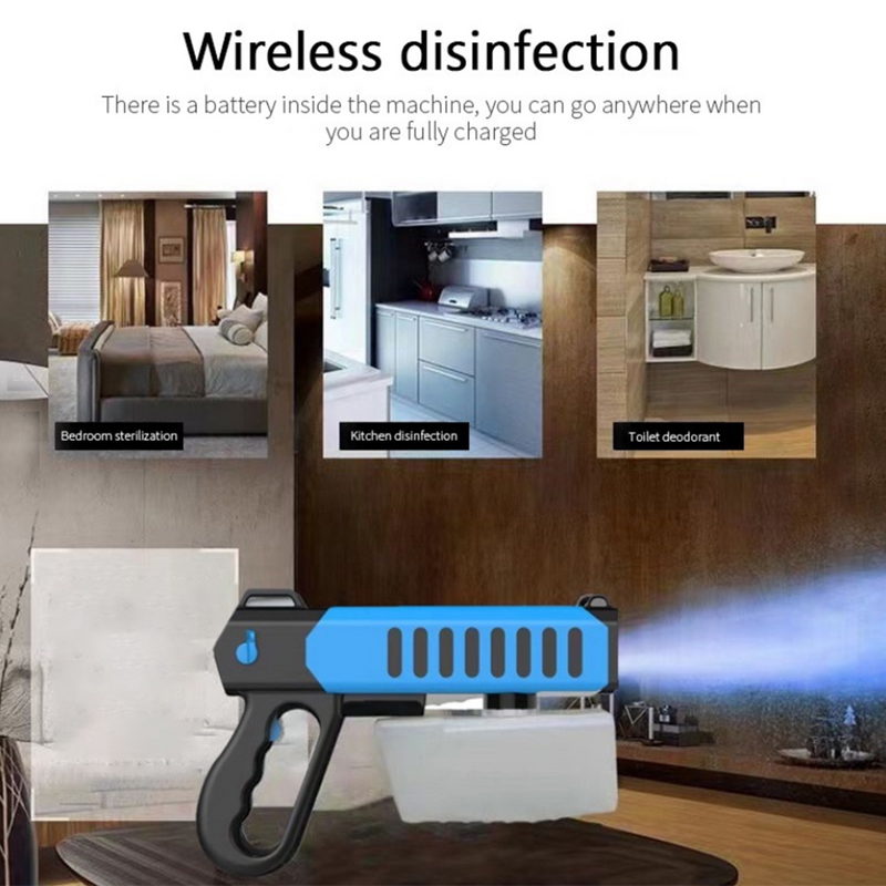 CRONY RZ-W2 Electric disinfecting gun Nano Atomized Blue Light Disinfection Spray