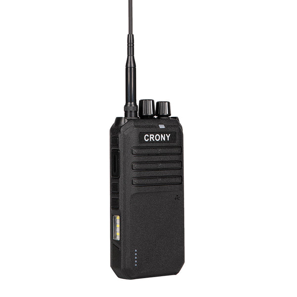 Crony 25W P30 high power professional walkie talkie with car jump start LED emergency light 15-55km