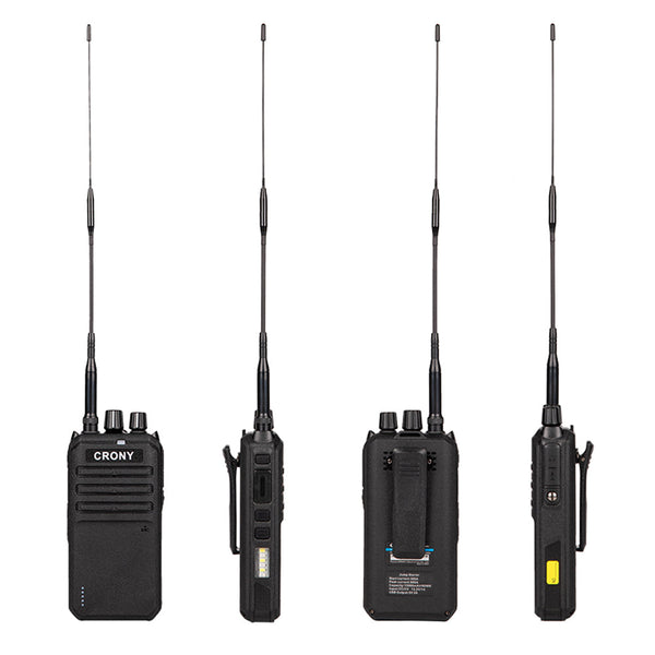 Crony 25W P30 high power professional walkie talkie with car jump start LED emergency light 15-55km