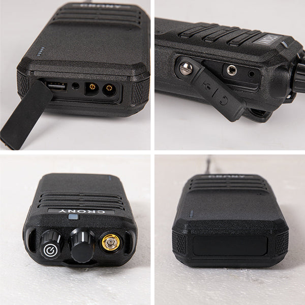 Crony 25W P30 high power professional walkie talkie with car jump start LED emergency light 15-55km