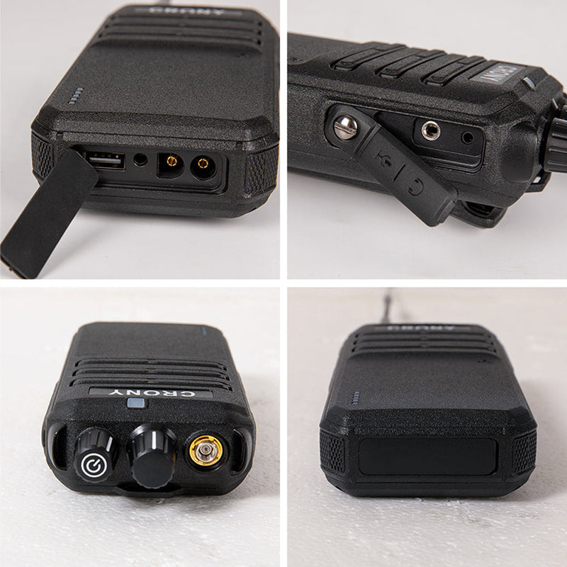 Crony 25W P30 high power professional walkie talkie with car jump start LED emergency light 15-55km