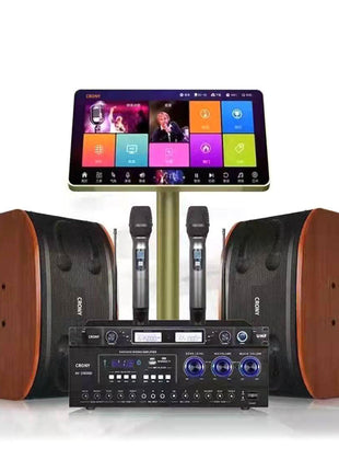 CRONY 200W KTV System 10 inch professional audio set