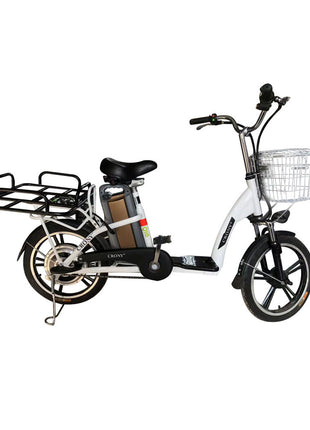 CRONY Elf food truck Express Delivery bike  48V 350W Carbon Steel high quality single speed  electrical bicycle
