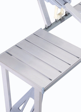 Crony Aluminum Picnic Table Lightweight Fold-Up Picnic Table