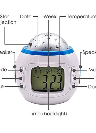 Crony 1038  Digital projector clock Multifunction Dynamic Sky Color