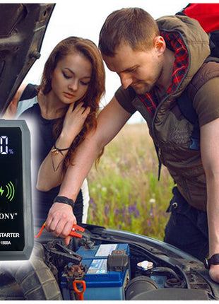 CRONY S606 Super Jumper Starter 12V Auto Car Battery Portable Jump Starter Power Station with wireless charging function