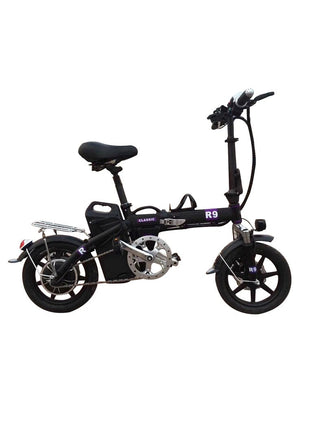 R9 Electric Bike - Perfect Substitute Of Auto - Black Ebike - edragonmall.com