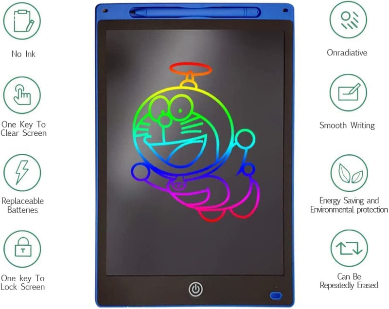CRONY LED Writing Tablet Writing Doodle Board 3D LED Luminous Magic Drawing Pad Toys Erasable Sketching Notepad