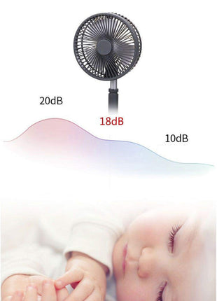 Crony Telescopic speaker fan with Wireless Speaker and Aroma Fragrance Diffuser Portable | Black