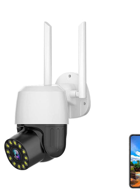 CRONY EC131 Full color night vision 1.5 inch ball machines  4X Camera WiFi Camera AI Human Detection Audio 1080P Wireless Security CCTV Cameras