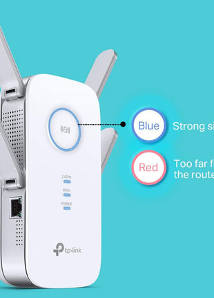 Tp-Link Ac2600 RE650 Universal Dual Band Range Extender With 1 Gigabit Port And 4 External Antennas