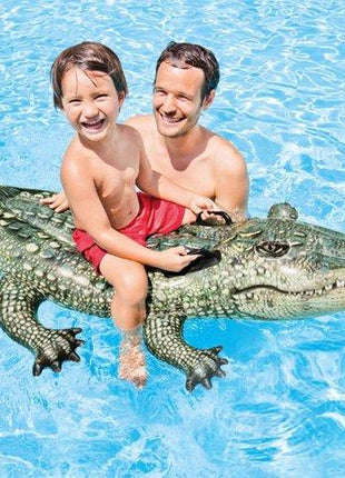 Realistic Gator -12 Tricky toys Intex Realistic Gator Ride-one, Age 3+ Multi-color 6x67x34 inches