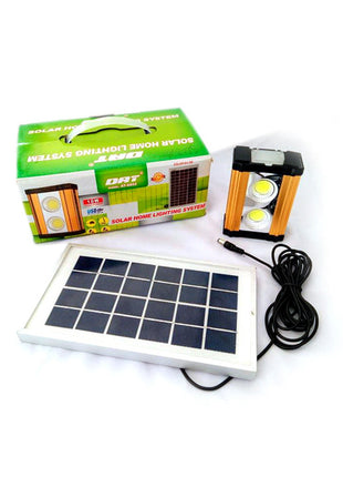 CRONY AT-8802 solar power system High power 10w solar aluminum lamp with USB charging interface automatic COB emergency light