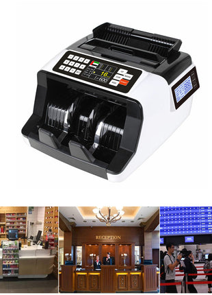 CRONY AL-7200 Currency Counter With Rechargeable Battery Single Denomination Value Counter