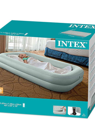 Intex 66810NP Floque + Airbed Air Bed Inflator Travel