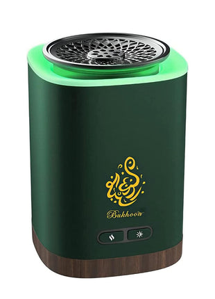 CRONY B17 Quadrate With Light Bukhoor Arabian Electronic Aromatherapy Incense Burner, Rechargeable LED Portable Electric Incense Burner Aromatherapy Machine