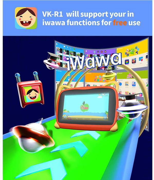 VK-R1 7inch table PC Kids Education Tablet PC,7 inch,1GB Ram,8GB,Kids Mode,Designed for Kids Education