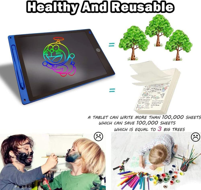 CRONY LED Writing Tablet Writing Doodle Board 3D LED Luminous Magic Drawing Pad Toys Erasable Sketching Notepad