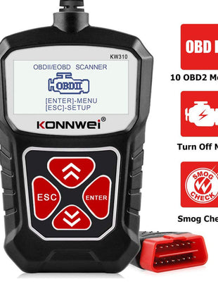 KONNWEI KW310 CAN OBD Scan Tool OBD2 Scanner Full OBDII