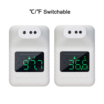 CRONY K3X Automatic sensing wall thermometer Non-contact Infrared Thermometer Automatic Digital Temperature Measurement Fever LCD