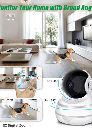 XY-R9820-F3 Wireless Home Security Camera 1080P WiFi IP Camera