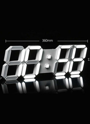 CRONY 3D-6608 Clock Intelligent Three-Dimensional Remote Control  Light Multi-Function Wall Clock