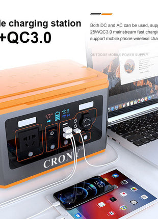 CRONY BS800 Portable Power Station portable router battery backup mini dc ups 24V 3A for outdoor activities with DC 5V/3A usb