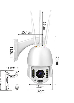 CRONY 4G ball machines 18X Camera Humanoid Detection & Auto Tracking Camera TF Card 128G