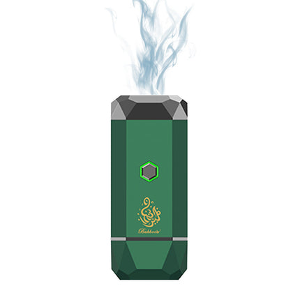 CRONY Small B16 Portable Bukhoor Style Usb Type-C Power incense burner Bakhoor Portable Rechargeable Electric Incense Burner | green