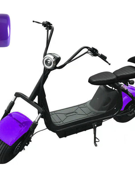 CRONY Big Harley BTSpeaker tyre Double Seat 2 wheel Electric motorcycle | Purple