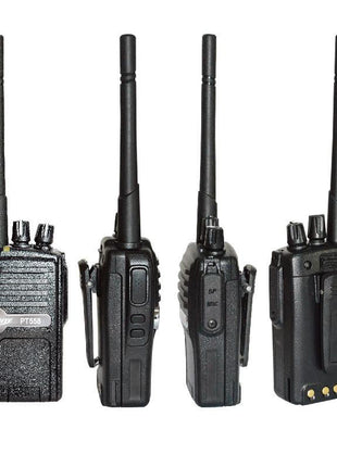 Crony Professional Walkie Talkies, Portable Two Way Radio, 400~470MHz Midland Walkie Talkie PT-558 -Black - edragonmall.com