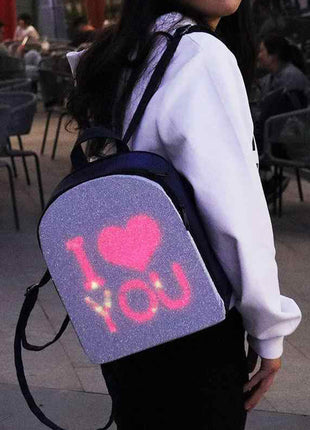 CRONY US-B003 AD LED Advertising display Backpack Connect mobile APP or computer via WIFI to change picture video