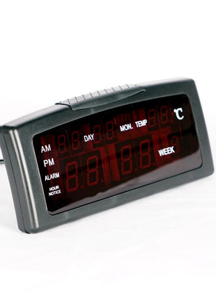 Digital LED Table Clock Wall Clock Office Clock Shows Time, Date, Day, Temperature -ZXTL-13A clock - edragonmall.com