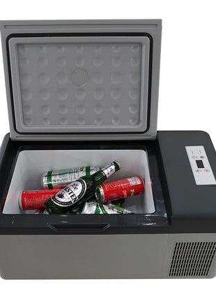 15L Car Refrigerator, 12v Thermoelectric Cooler Camping Fridge Freezer DC Work with -18℃ - Edragonmall.com