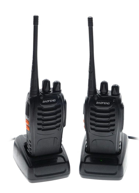 Baofeng 5W BF-888S  2 Pcs Walkie Talkies  Dual-frequency