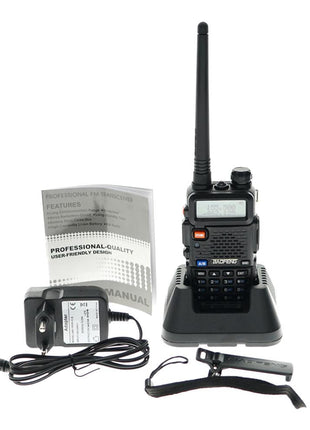 Baofeng Portable Two Way Radio Dual Band Walkie Talkies UV-5R 1.5" LCD 5W 136~174MHz / 400~480MHz - edragonmall.com