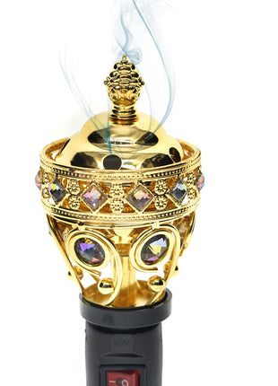 CRONY M-19 Incense Burner Plug Portable Mini Electric Bakhoor Burner Incense Metal Burners Square Pearl incense electric incense burner