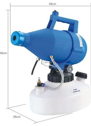 CRONY 4.5 Ltr Portable Electric Sprayer, Ultra-Low Capacity Atomizer, for Farm, Hotel, School