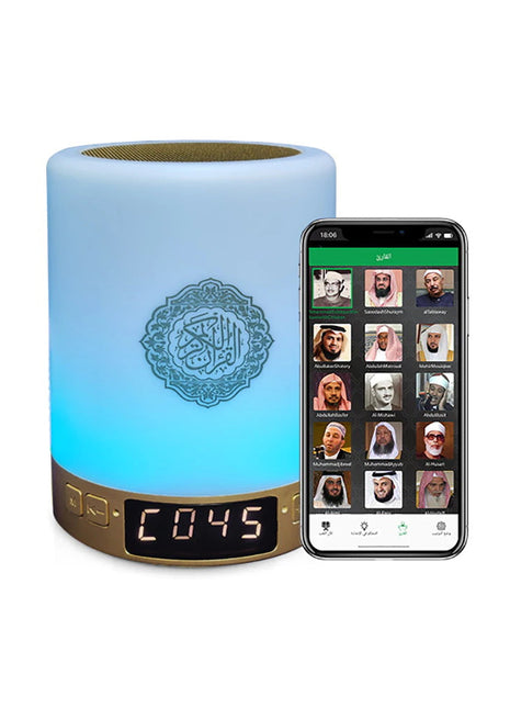 CRONY SQ-122 Bluetooth Quran Speaker Muslim Koran Reciter Support MP3 FM 8GB TF Card Radio Quran Speakers With Remote Control 14 Languages 5.0