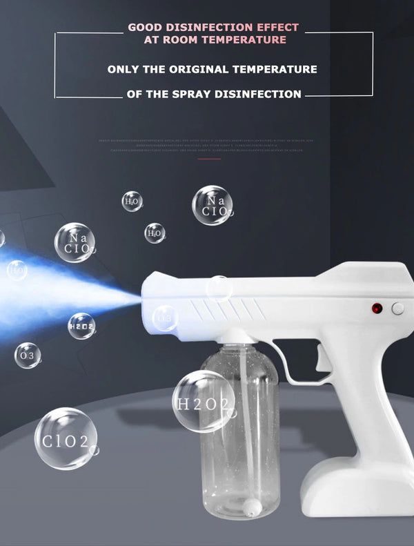 CRONY Electric Disinfecting Gun Wireless Home Air Purifier Multi-Function Handle Nano Spray Gun