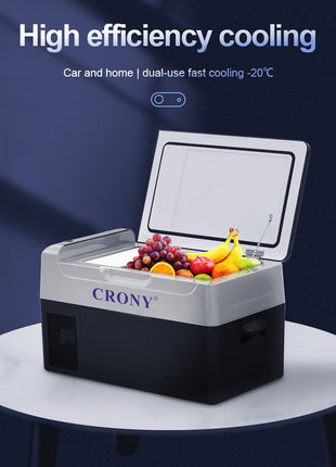 CRONY Car Refrigerator 22L/C22 Custom fridge small car fridge freezers refrigerator outdoor  12v compressor fridge