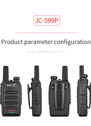 JJCC 3W JC-599P UHF A key to copy walkie-talkie 136 174MHz 400 480 MHz 5km wireless  Walkie talkie two ways radio 2pcs/boxes