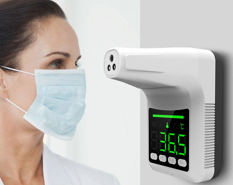 CRONY K3pro Automatic sensing wall thermometer intelligent voice broadcast automatic wall-mounted body temperature instrument thermometer