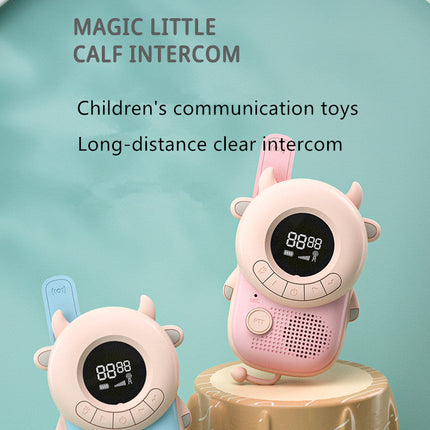CRONY Cow Kids walkie-talkie Magic Little Bee Intercom Walkie Talkie Kids Toy
