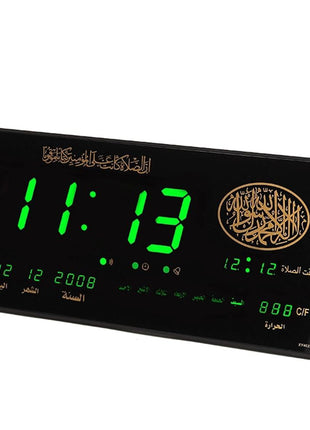 CRONY 4622y AZAN Clock indoor custom made memory decoration remote control alarm clock LED clock